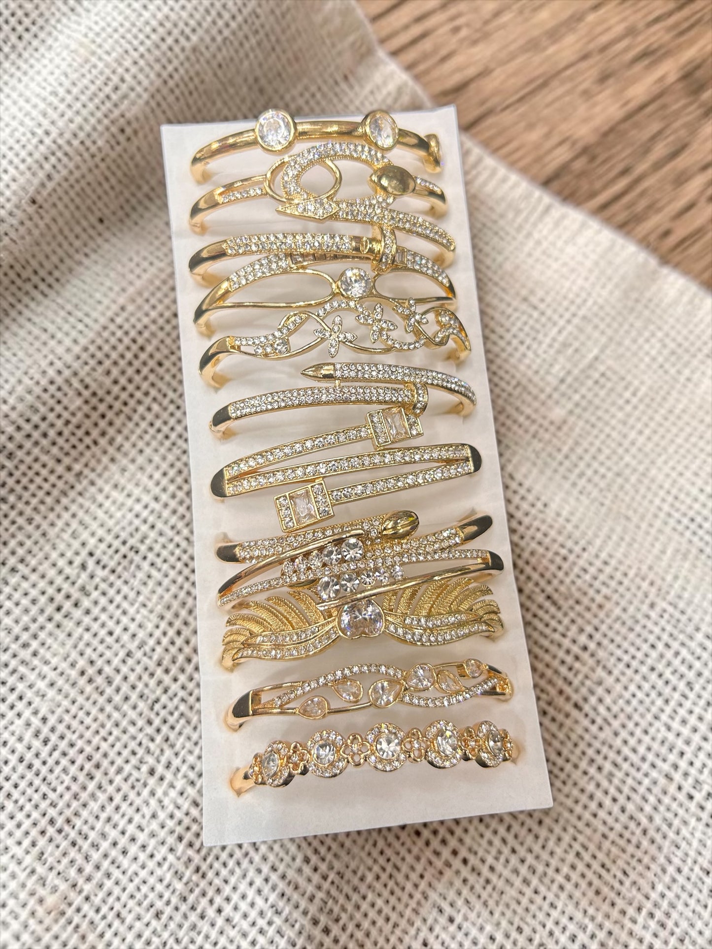 Korean stainless steal bracelet (pack of 12)mix design