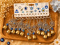 Premium evil eye keychain (pack of 12)