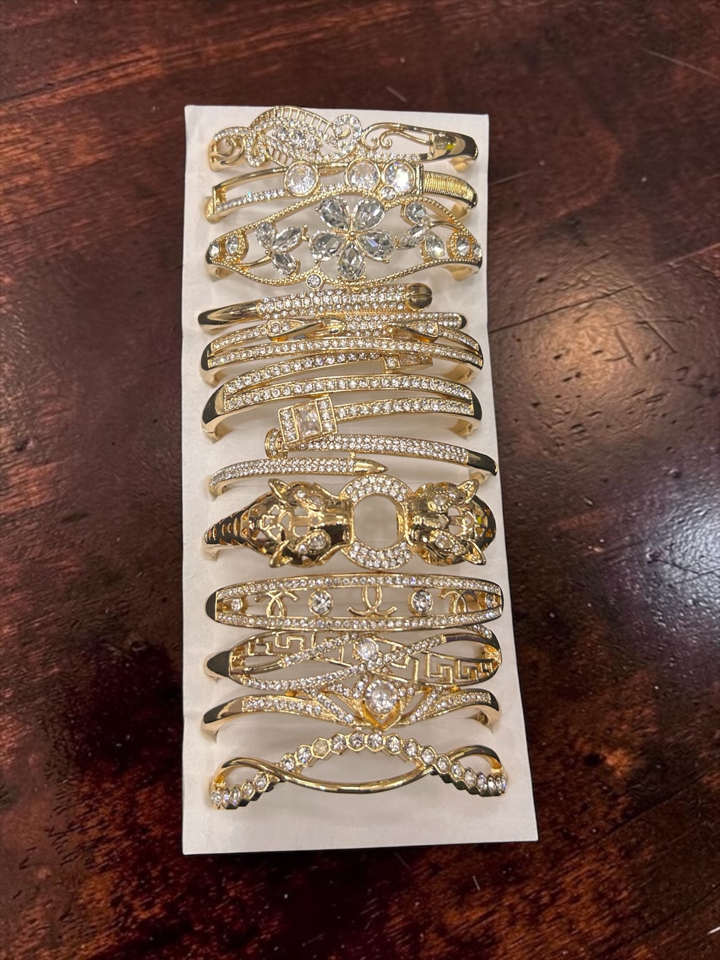 Korean stainless steal bracelet (pack of 12)mix design