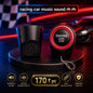 Racing Car Music Sound Engine Start Button Keychain( pack of 6)