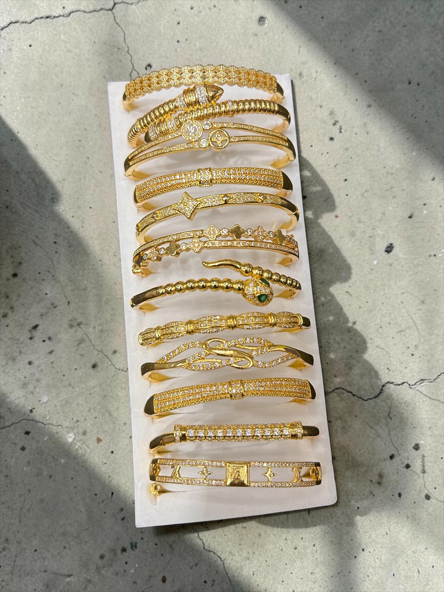 Korean stainless steal bracelet (pack of 12)mix design