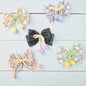 Korean small tulip bow hair pin ( pack of 5)