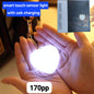USB Rechargeable Smart Touch Heart Bag Light Keychain( pack of 3) cloud design