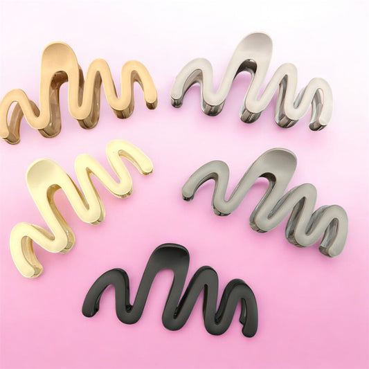 Korean Style Matte Hair Clip 6 (pack of 12)