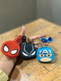 Silicon pouch keychain (pack of 6)