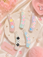 New acrylic premium banana clip (pack of 12)