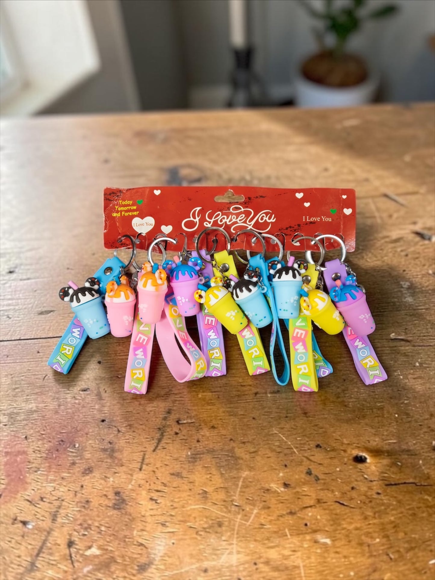 Pvc rubber keychain ( pack of 12)
