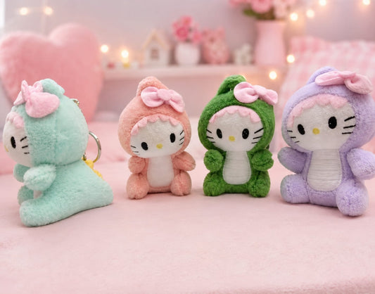 Plushies soft toy keychain (pack of 6)