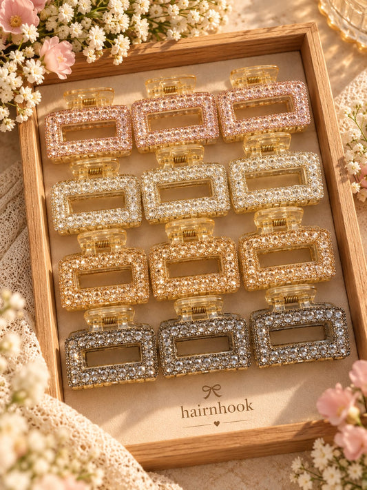 Party wear crystal clutcher (pack of 12)