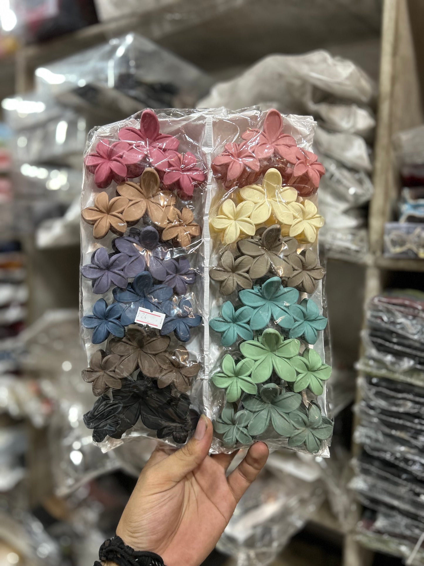 Korean premium quality hair claw clip(pack of 12)