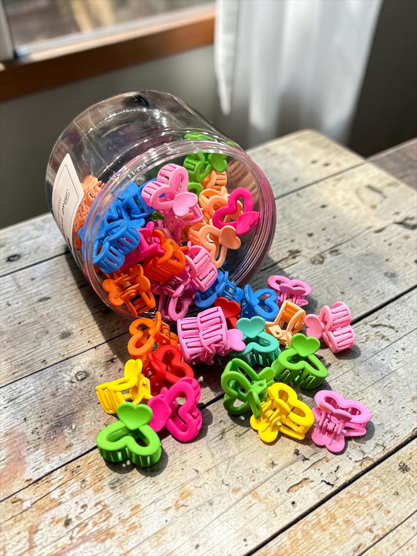 Mini Korean small hair claw clip for kids (pack of 50 piece)
