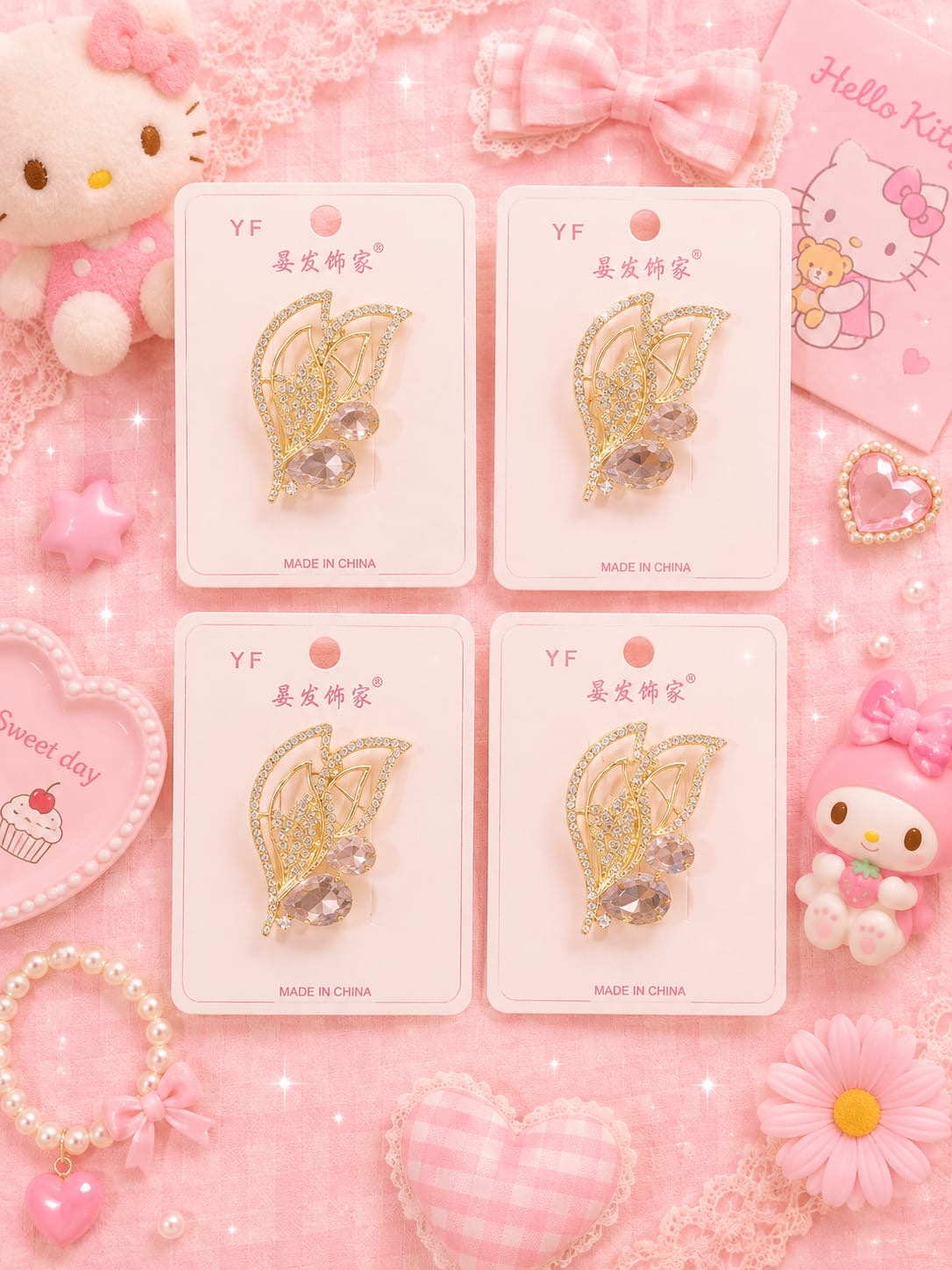 Fancy premium saree pin (pack of 6)