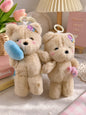 Scented Teddy Bear Plush bag charms – Cute Kawaii Bear Bag Charm | Soft Mini Keyring(pack of 6)