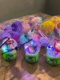 Cute LED Light-Up Character Ball Bag Charms( pack of 12)mix character