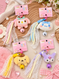 Korean and premium mini plushies bag charms (pack of 12)