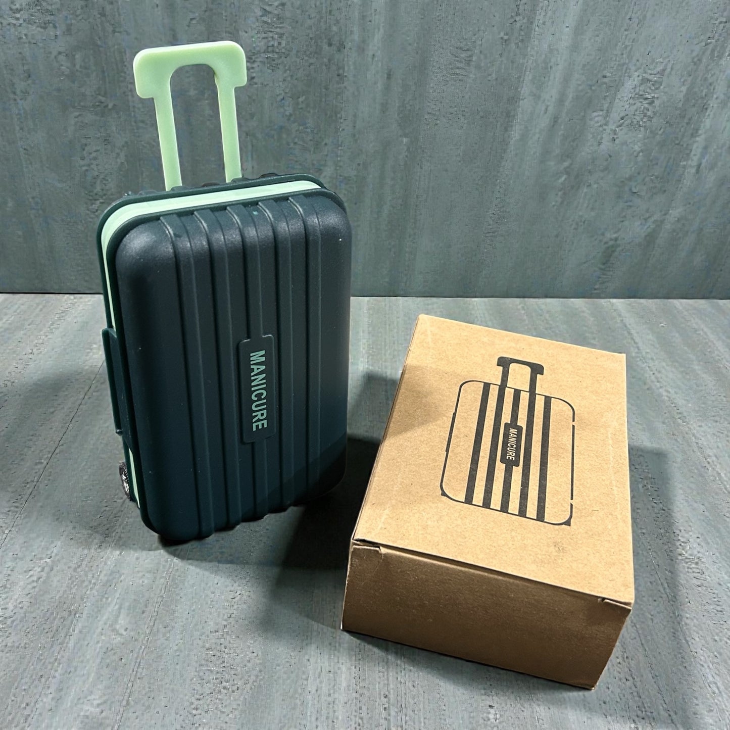 Mini Suitcase Manicure Kit – Portable Nail Care Set