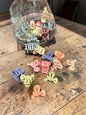 Pastel Mini Claw Clips Jar Set | Korean Style Hair Clutcher Collection( pack of 24)