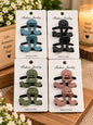 Korean 2 piece combo clutchers (pack of 12 sets)