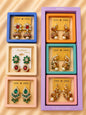 Indian style earrings for woman (pack of 6)