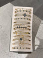 Korean stainless steal bracelet (pack of 12)mix design