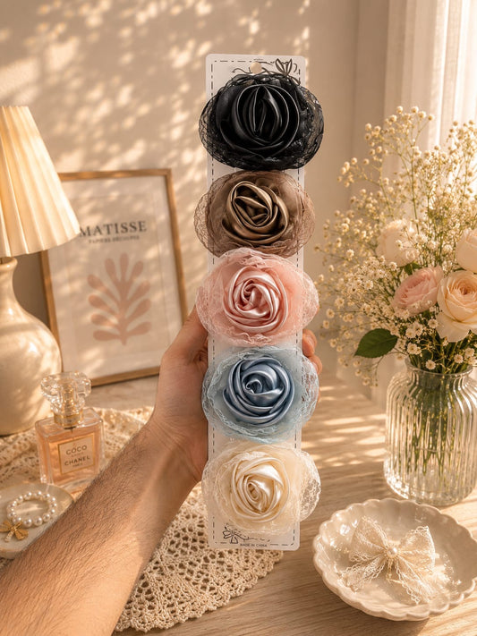 Korean premium hair bow (pack of 5)