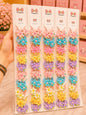 Korean cute hairrubber band for kids(pack of 10 pair in one strip)