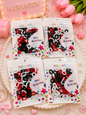 Korean plain rubber band for kids (pack of 12 packet 1 packet has 100 piece)