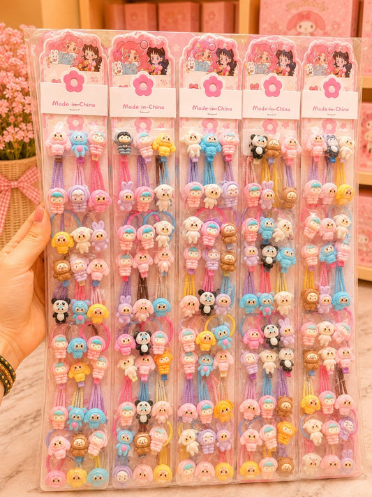 Korean cute hair pin for kids(pack of 10 pair in one strip)