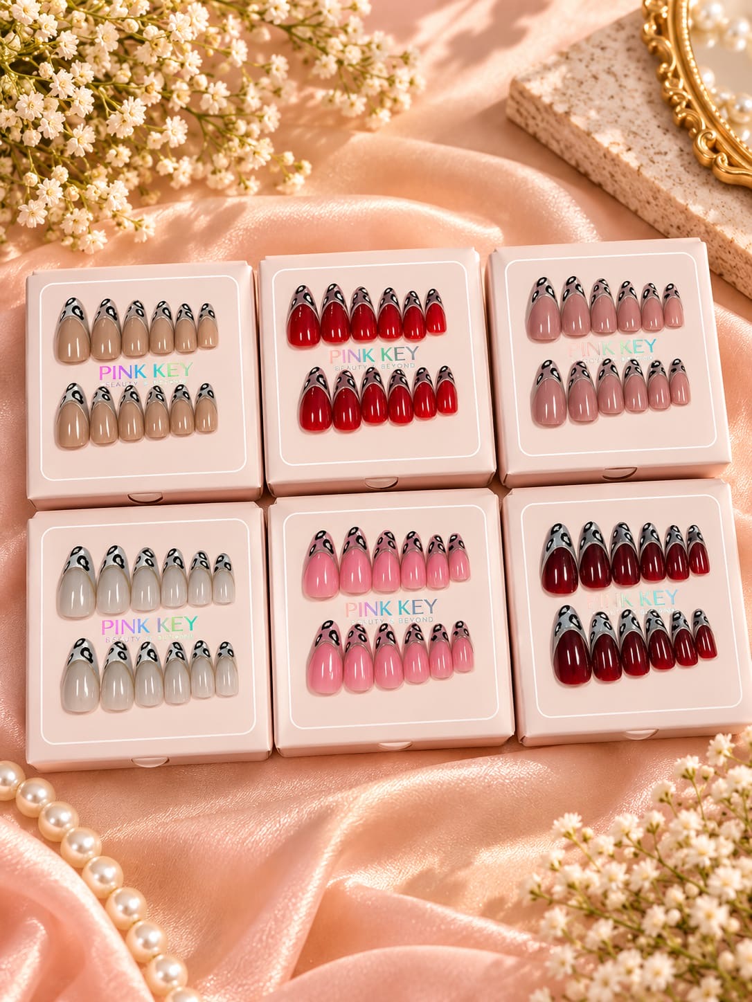 Premium press on nails (pack of 12)