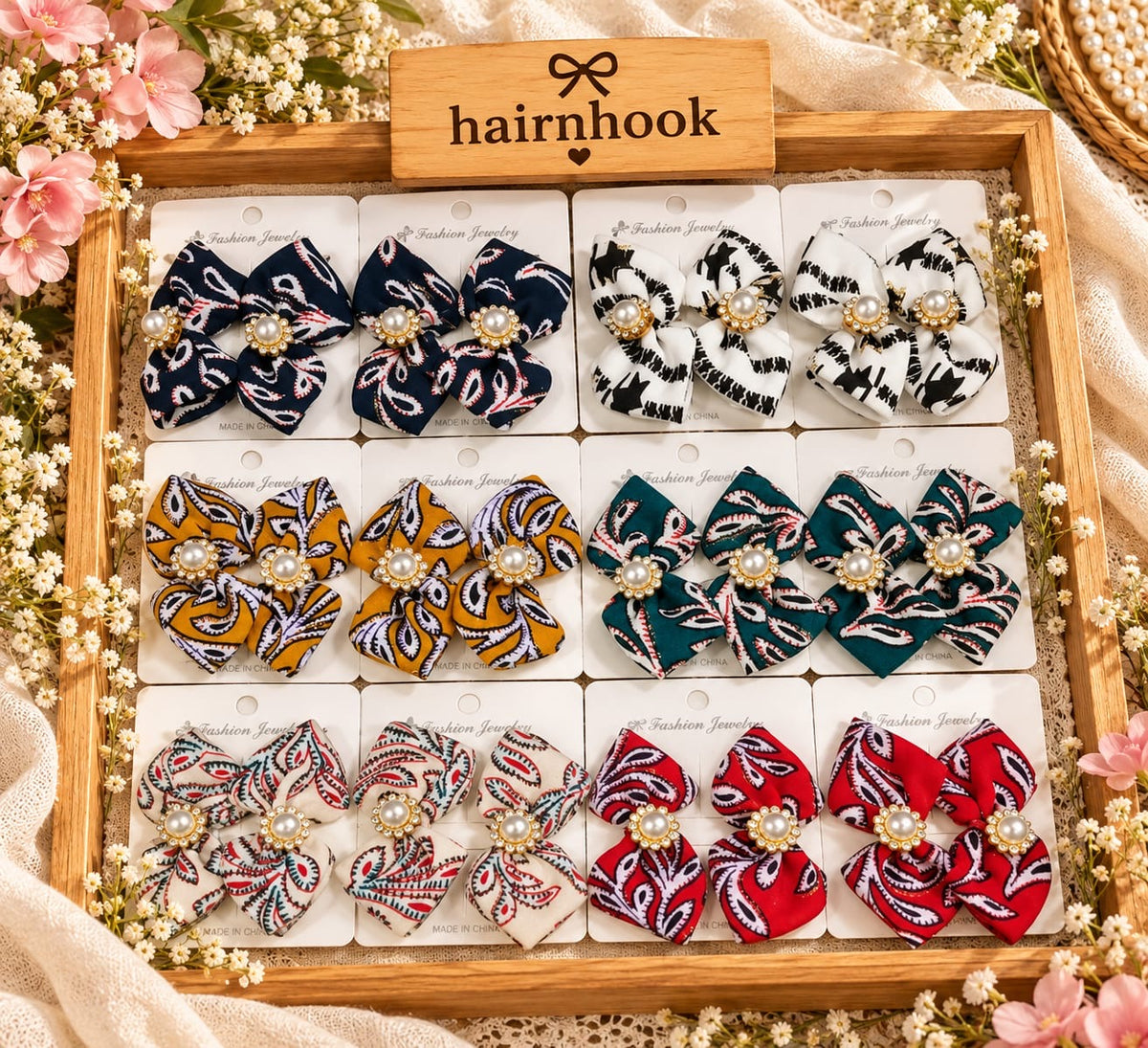 Korean pins for kids(pack of 12 sets)