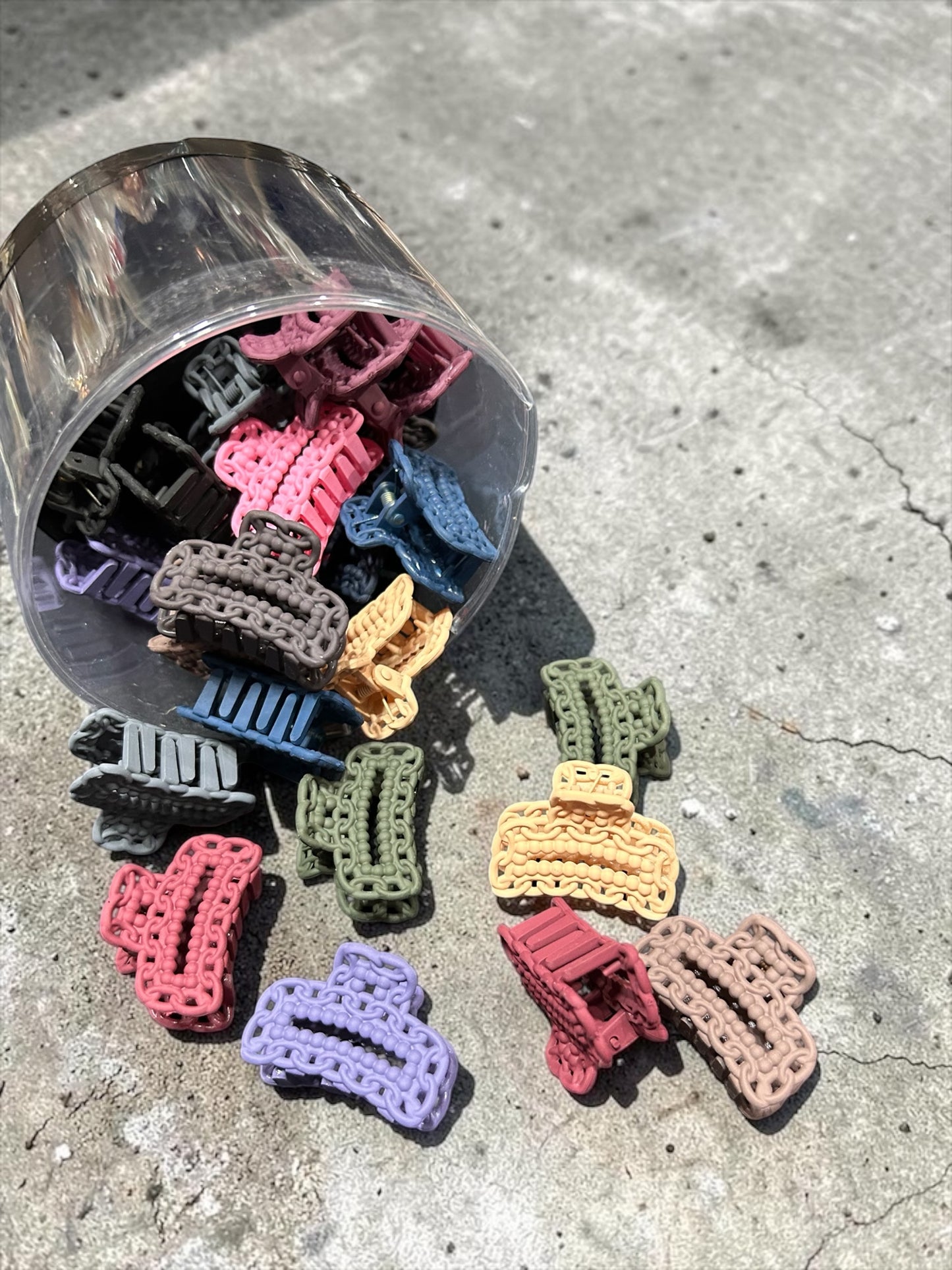 Korean jar claw clip(pack of 24 piece)