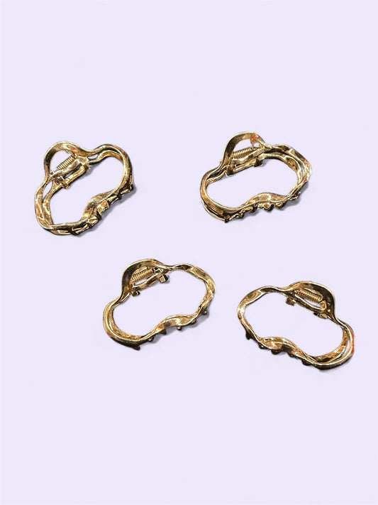 Mini Korean metal  Hair Claw Clip (pack of 12)