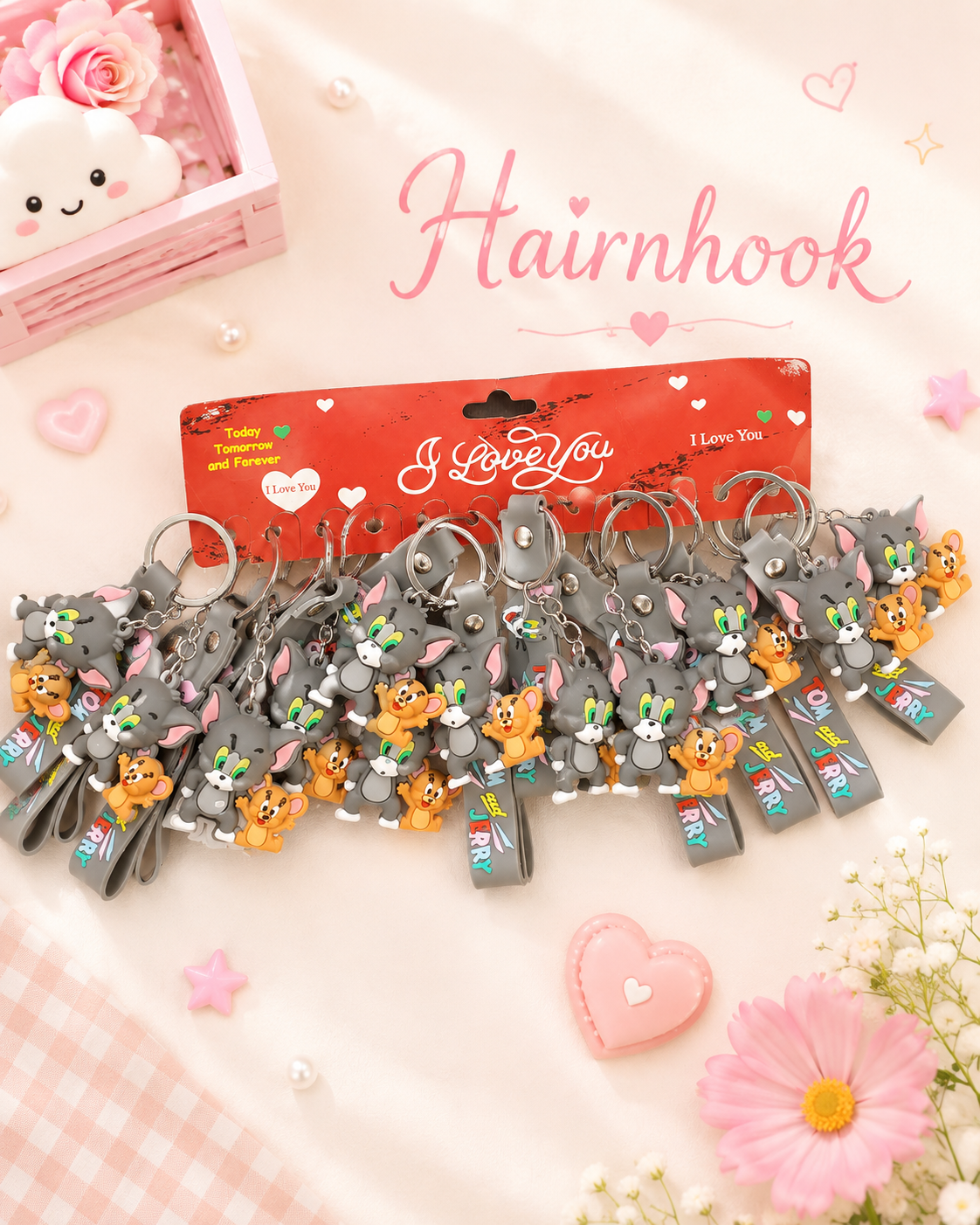 Pvc rubber keychain ( pack of 12)
