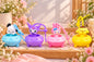 Cute Cartoon Squeeze Sound Toy – Chu Chu Sound Character bag charms (pack of 12 mix character)