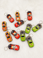 Mini Racing Car Push Back Toy for Kids | Friction Powered keychain (pack of 12)