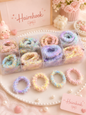Korean rubber band for girls and woman (pack of 100piece mix design)