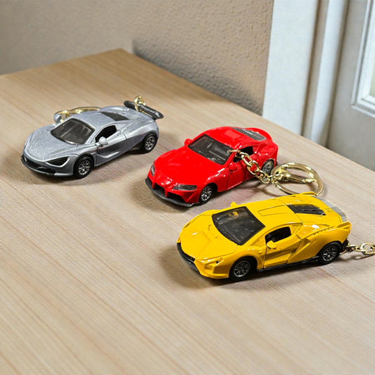 Sports Car Keychain – Cool Mini Car Model 2 ( pack of 6)
