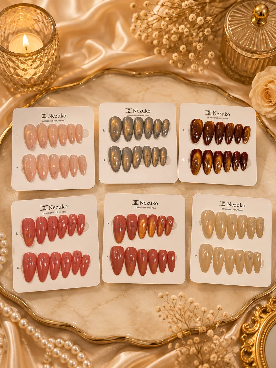 Premium press on nails ( pack of. 12 sets)
