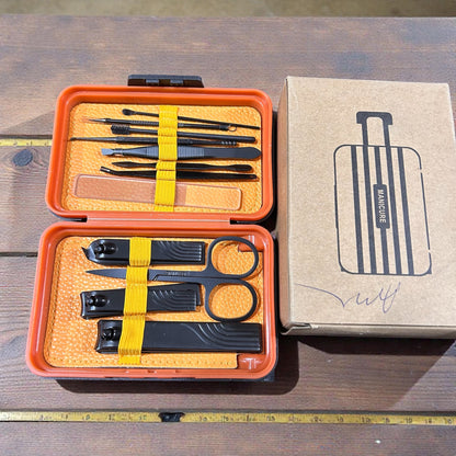 Mini Suitcase Manicure Kit – Portable Nail Care Set