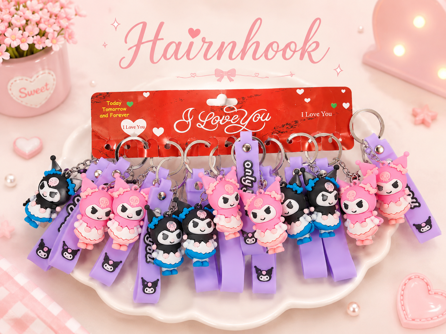 Pvc rubber keychain ( pack of 12)
