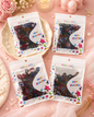Korean plain rubber band for kids (pack of 12 packet 1 packet has 100 piece)