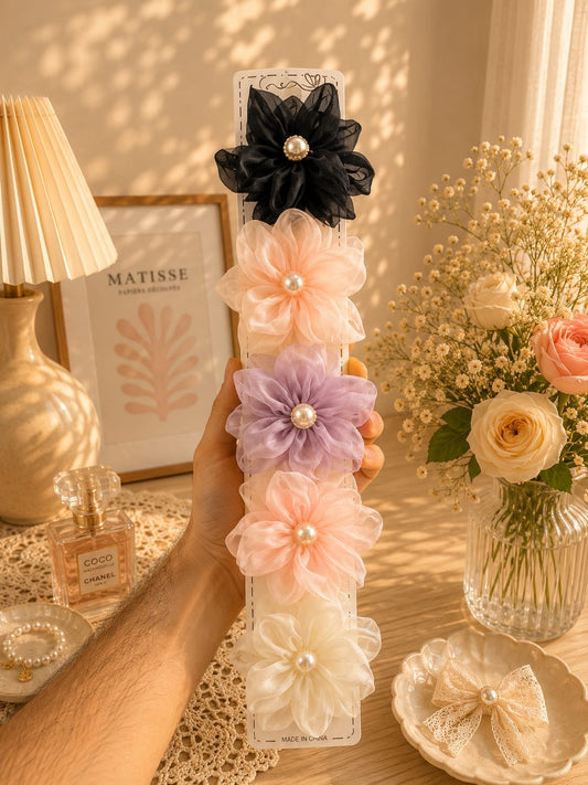 Korean premium hair bow (pack of 5)