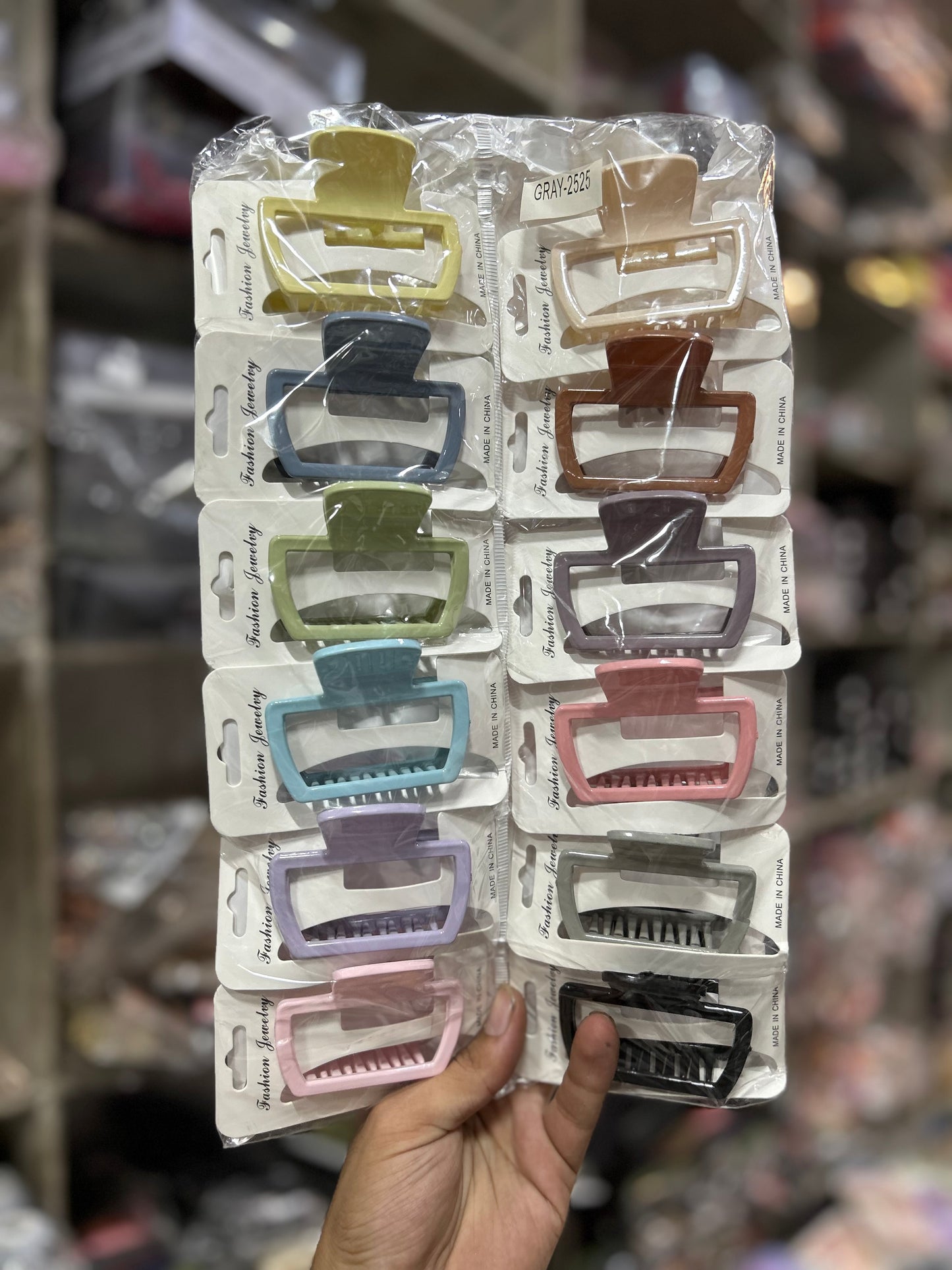 Premium Korean Hair Claw Clips Collection – Assorted Fashion Hair Accessories for Women & Girls(pack of 12)