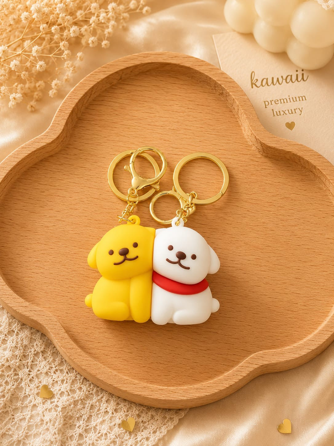 Premium quality magnetic couple keychain ( pack of 6)
