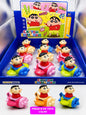 Crayon Shinchan Press & Go Airplane Toy | Cartoon Push & Go Plane for Kids(pack of 12)