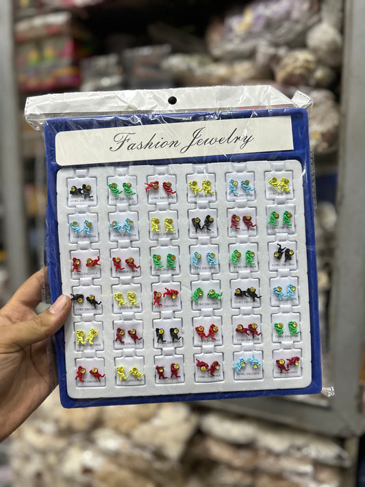 Korean studs combo (pack of 36 piece)