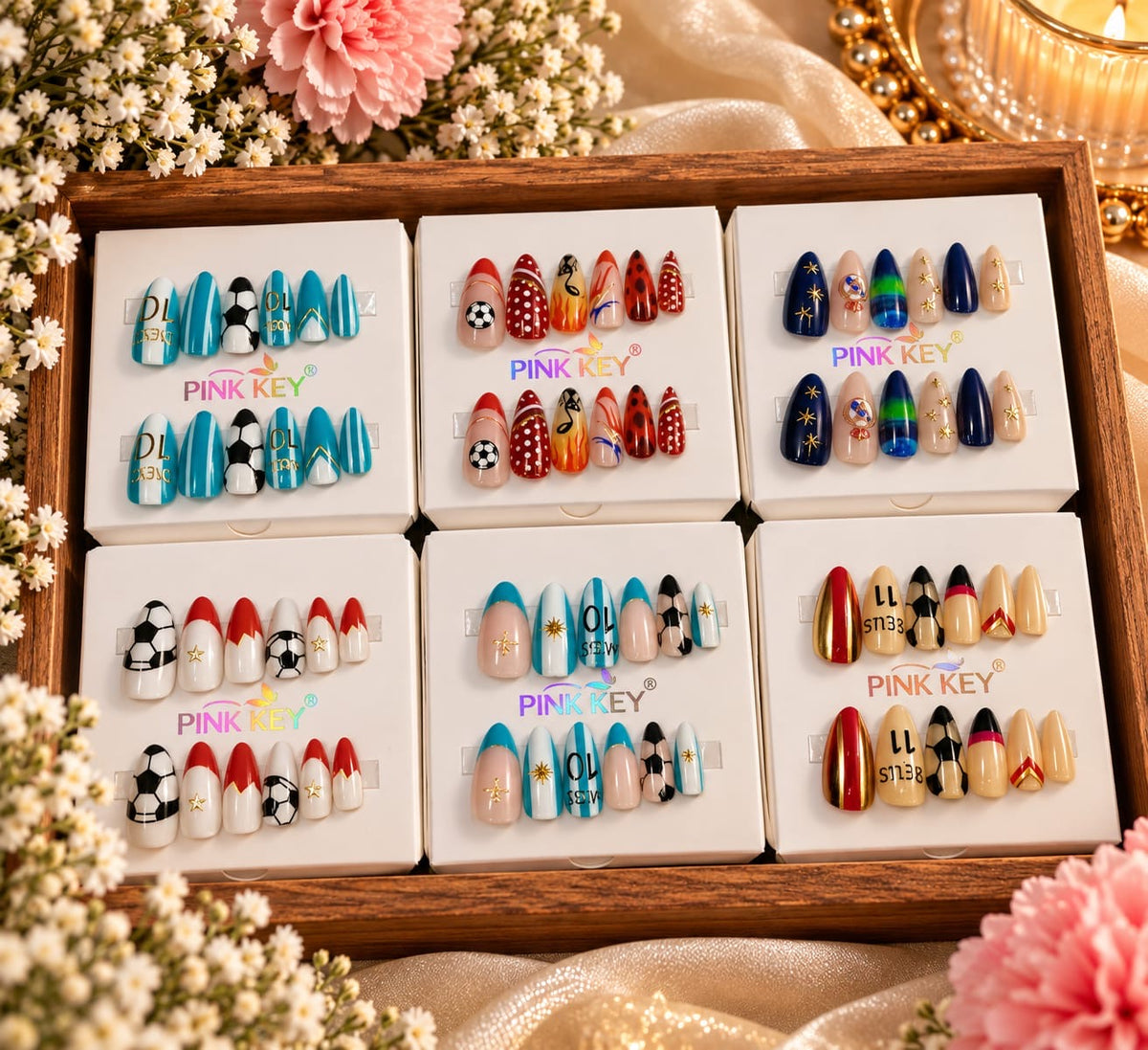 Premium press on nails (pack of 12)