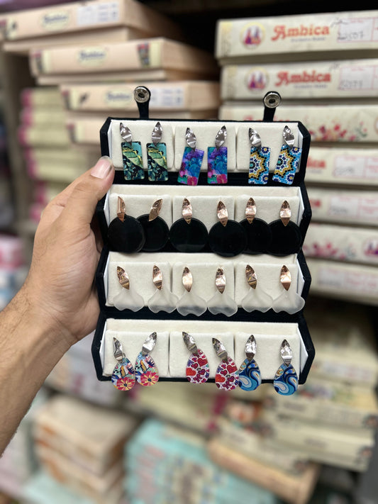 Korean trending earrings box (pack of 12 earrings)