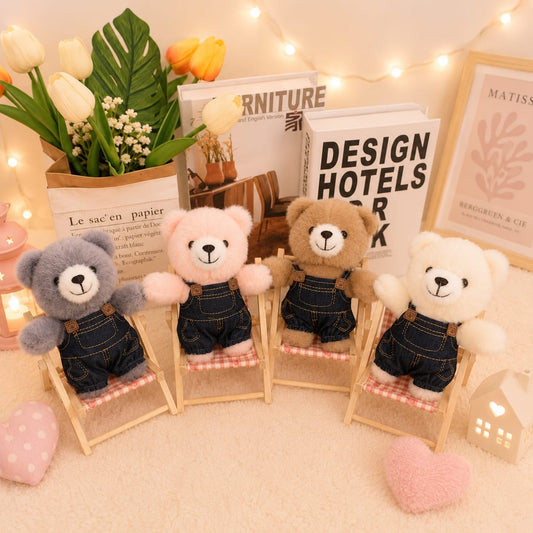 Plushies soft toy keychain (pack of 6)