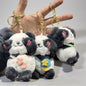 Cute Panda Plush Keychain | Soft Panda Bag Charm | Fancy Teddy Key Ring( pack of 6)